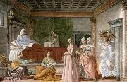 Domenico Ghirlandaio Birth of St John the Baptist USA oil painting artist